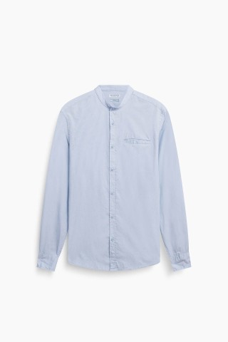 Camicia Coreana Tinta Unita