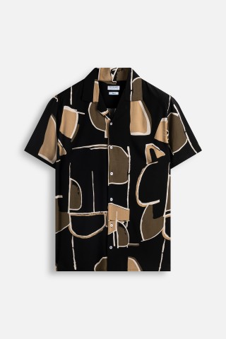 Camicia Hawaii Collo Bowling