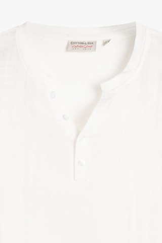 T-Shirt Serafino Texturizzata