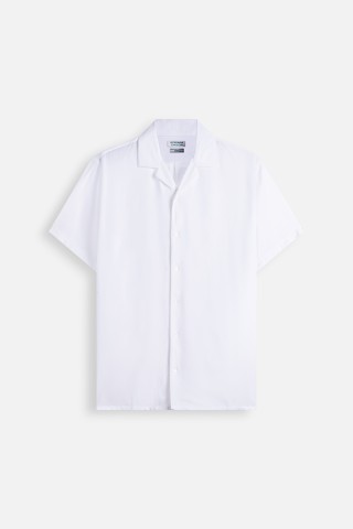 Camicia Mezza Manica Collo Bowling