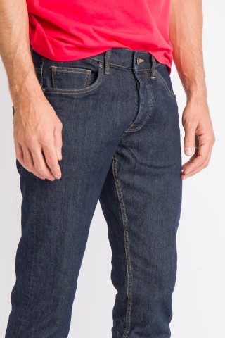 Jeans Slim Fit Dark Blu Solid Color