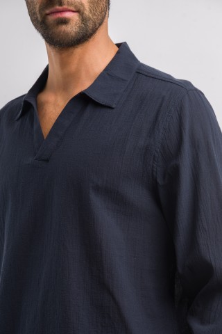 Camicia Casacca Texturizzata