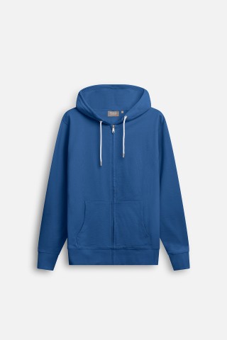Felpa Zip Cappuccio