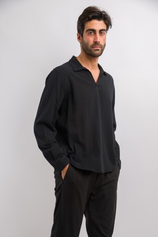 Camicia Casacca Texturizzata
