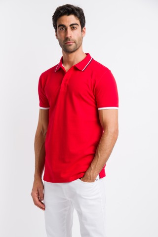 Polo Piquet Contrasto