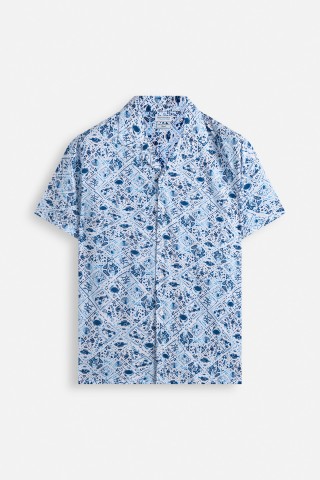 Camicia Hawaii Collo Bowling