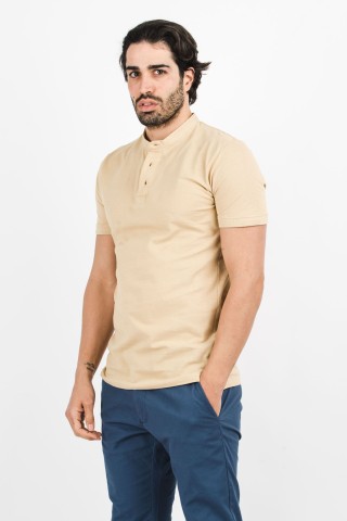Polo Coreana Tinta Unita