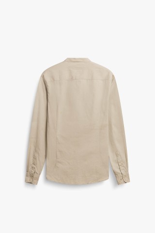 Camicia Coreana Tinta Unita