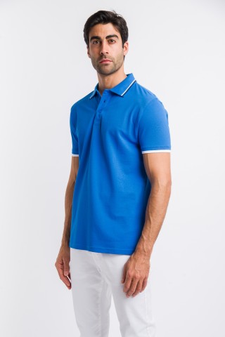 Polo Piquet Contrasto