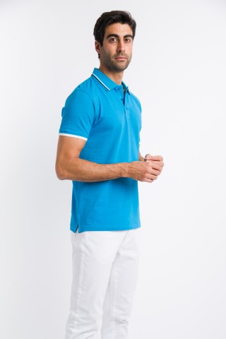 Polo Piquet Contrasto
