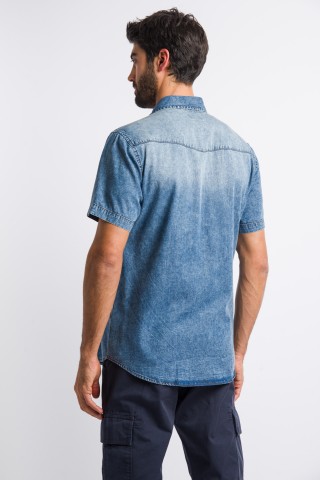 Camicia Jeans Mezza Manica