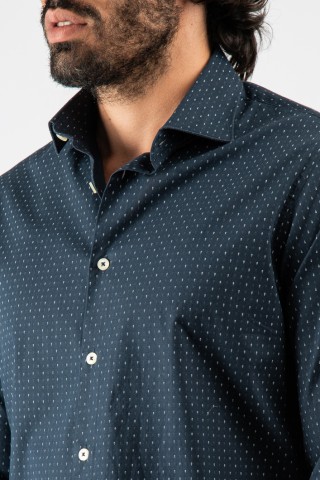 Cotton silk camicie uomo clearance