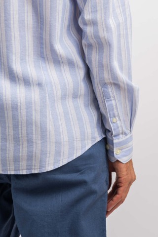Camicia Fantasia Misto Lino
