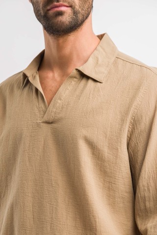 Camicia Casacca Texturizzata