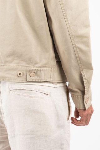 Giubbino Collo Camicia Twill