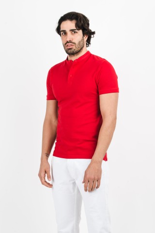 Polo Coreana Tinta Unita