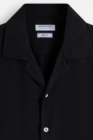 Camicia Mezza Manica Collo Bowling