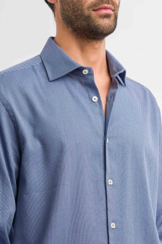 Camicia Tramata Dobby