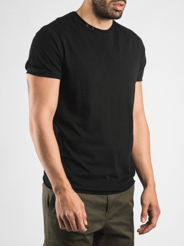 T-Shirt Con Bottoncini