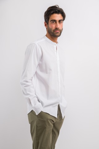 Camicia Coreana Tinta Unita