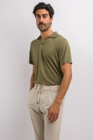 Polo Misto Lino Collo Derby