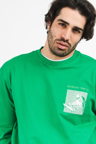 Felpa Oversize Stampa