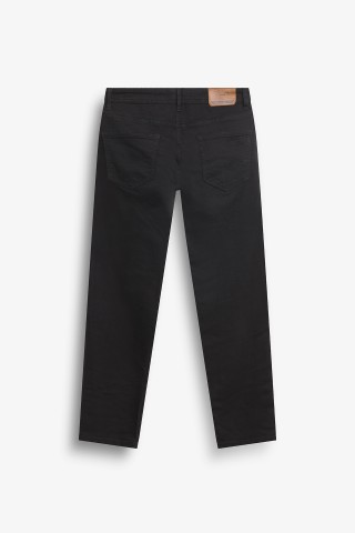 Jeans Slim Fit Black Solid Color