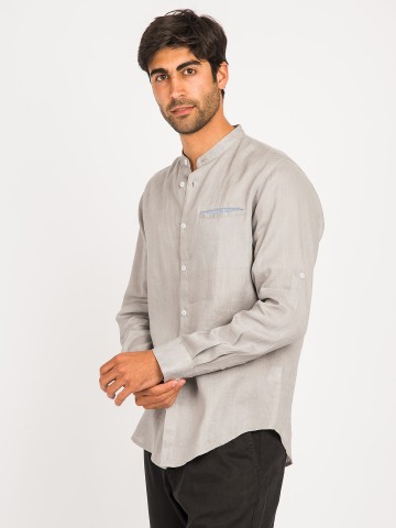 Camicia Coreana Lino