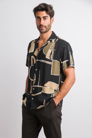 Camicia Hawaii Collo Bowling