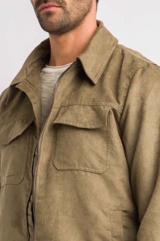 Giubbino Eco-Suede