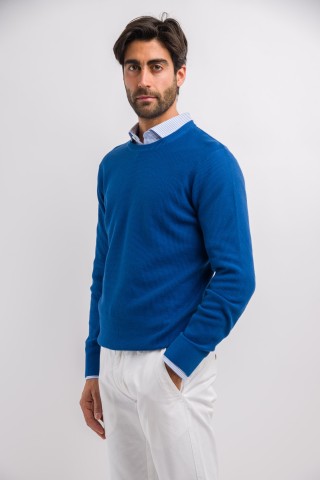 Maglia Girocollo Tramata