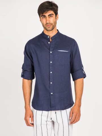 Camicia Coreana Lino