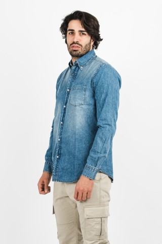 Camicia Jeans Button Down