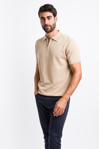 Polo Collo Zip