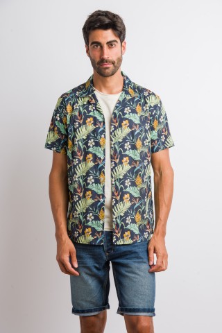 Camicia Floreale Bowling
