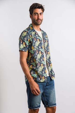 Camicia Floreale Bowling