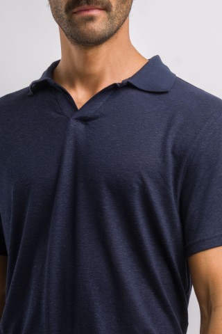Polo Misto Lino Collo Derby