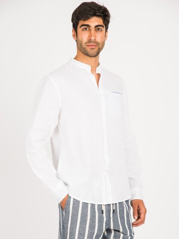 Camicia Coreana Lino