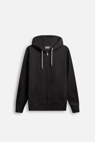 Felpa Zip Cappuccio
