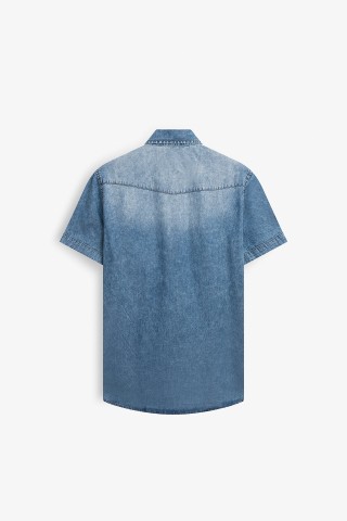 Camicia Jeans Mezza Manica