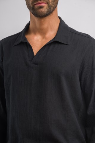 Camicia Casacca Texturizzata