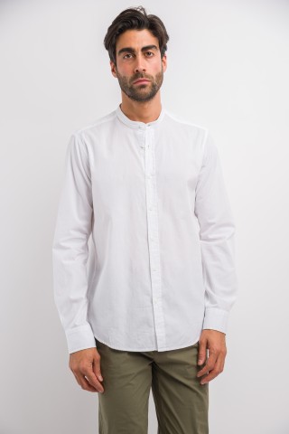 Camicia Coreana Tinta Unita