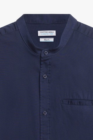 Camicia Coreana Tinta Unita