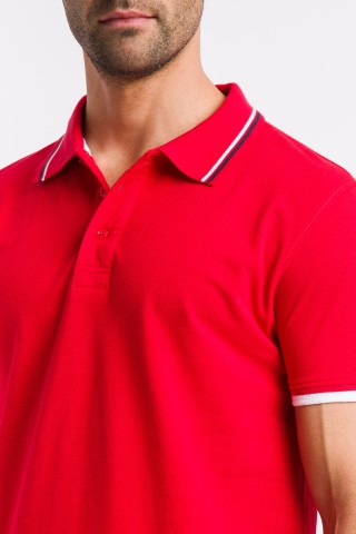 Polo Piquet Contrasto
