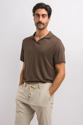 Polo Misto Lino Collo Derby