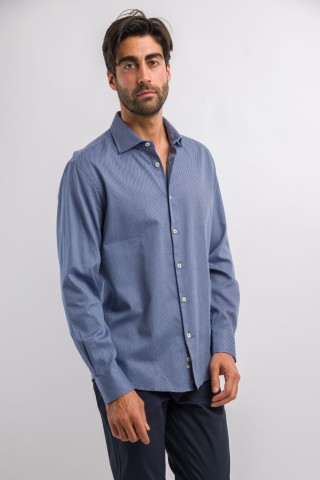 Camicia Tramata Dobby