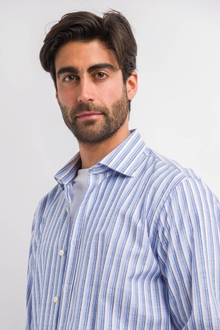 Camicia Righe Fiammata