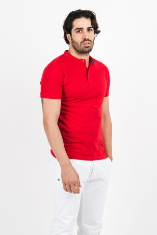 Polo Coreana Tinta Unita