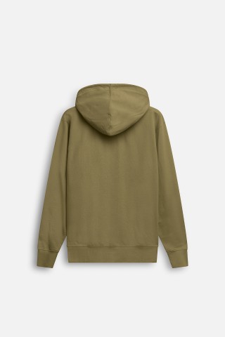 Felpa Zip Cappuccio