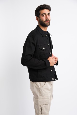 Giacca Jeans Nero